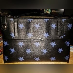 Coach Star Purse  blue & black